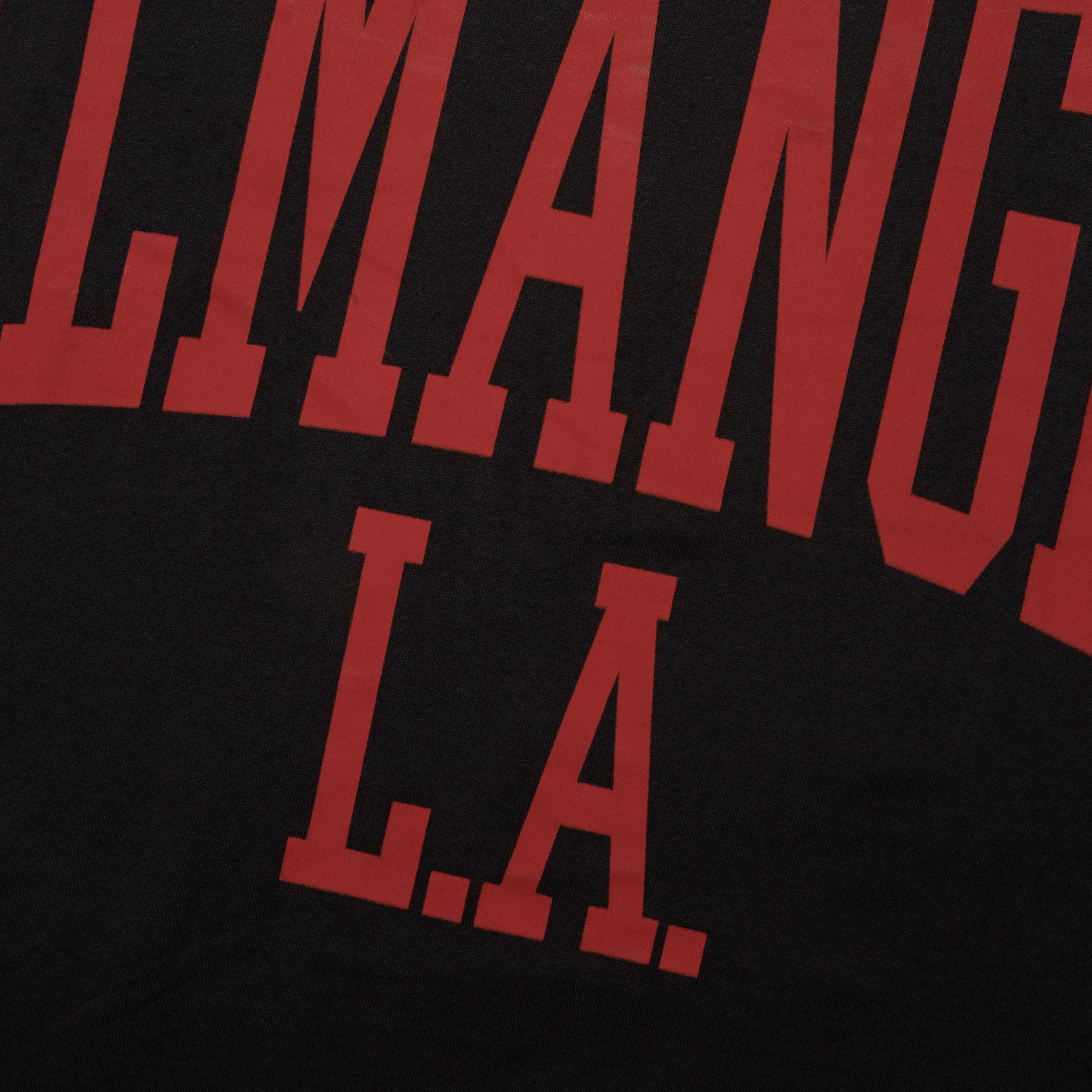 Mini College Over Tee Black Dark Red