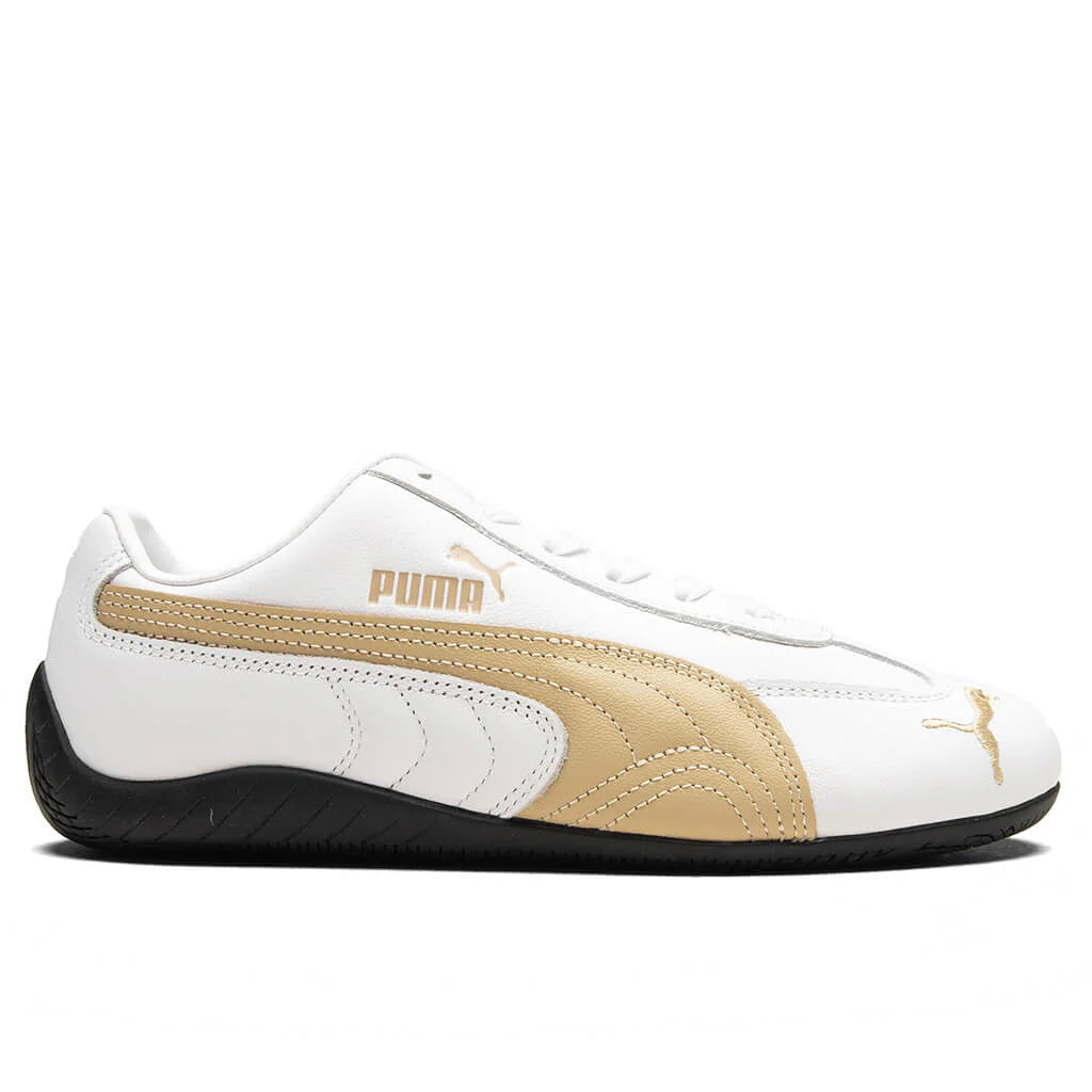 Womens Speedcat OG Leather White Toasted Almond