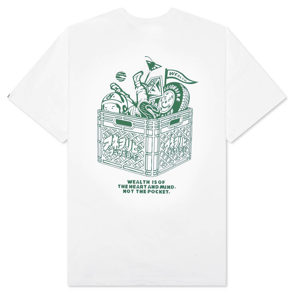 BB Debris S S Tee White