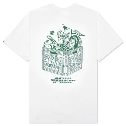 BB Debris S S Tee White