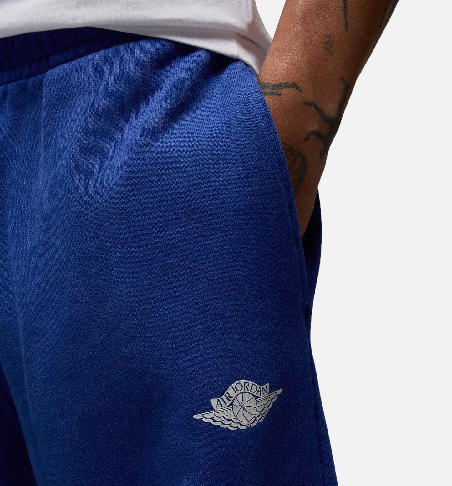 JDN Rare Air Fleece Mens Pant White Blue