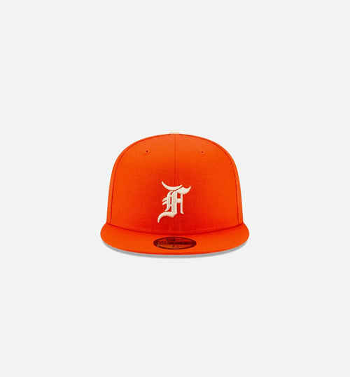 Fear of God Essentials 59FIFTY Fitted Hat Mens Hat Orange