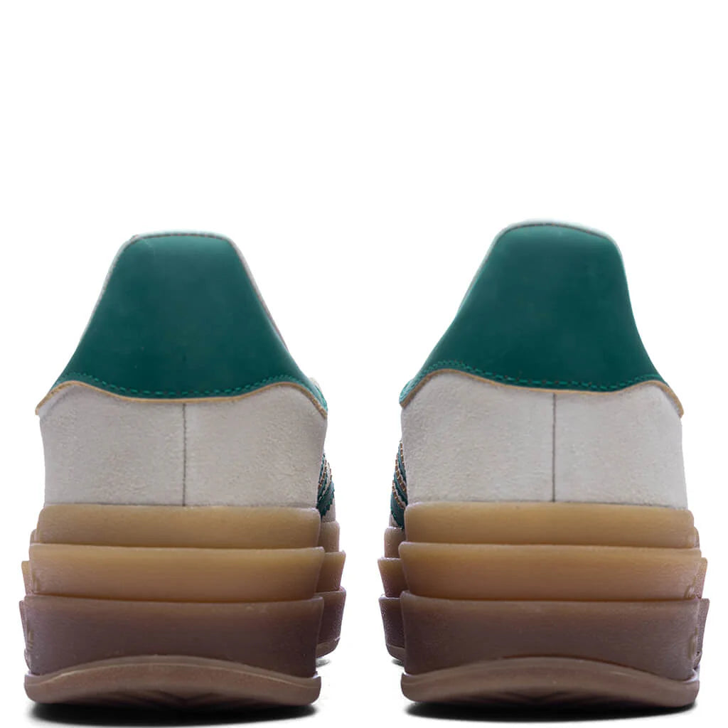 Womens Gazelle Bold Cream White Collegiate Green Magic Beige