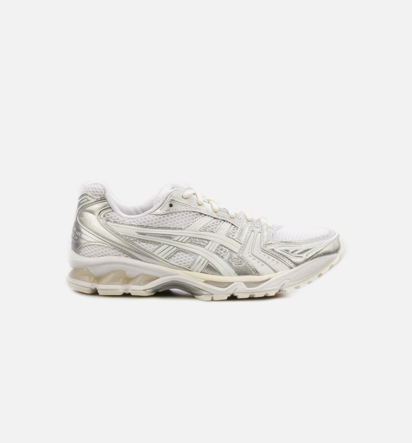 JJJJound x Gel Kayano 14 Mens Running Shoe White Silver