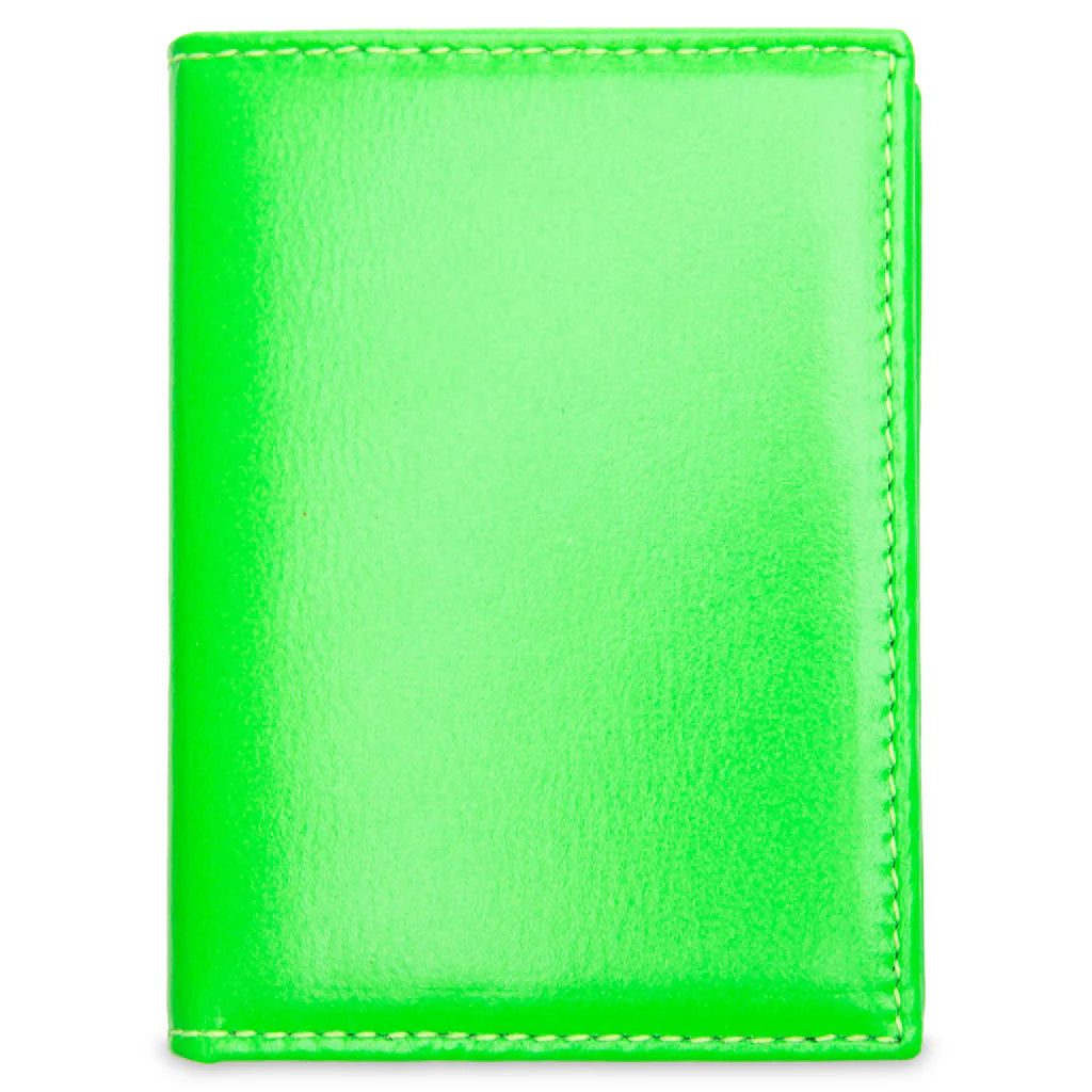 Comme des Garcons Super Fluo Wallet Green Orange
