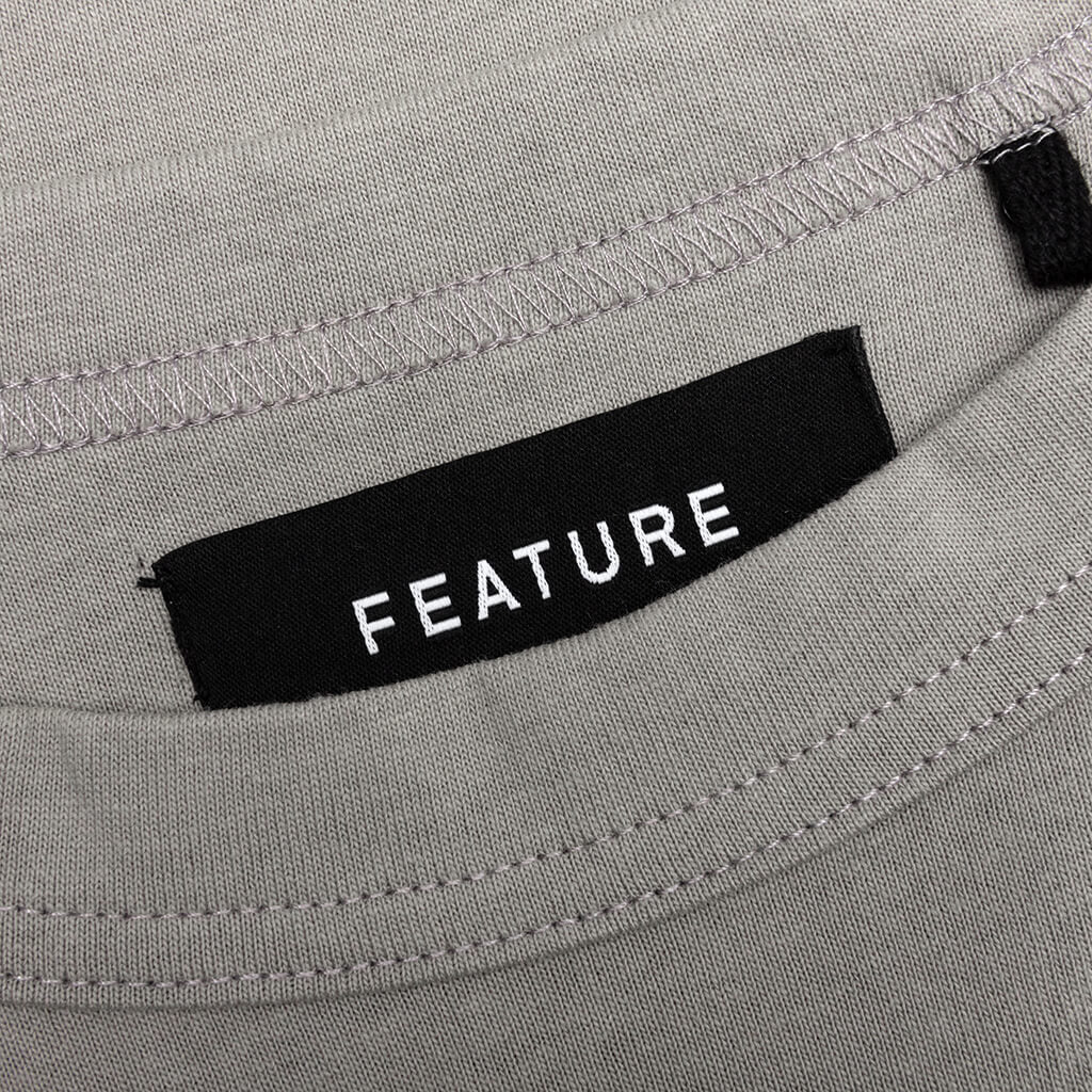 Jersey Braque Pocket Tee Grey