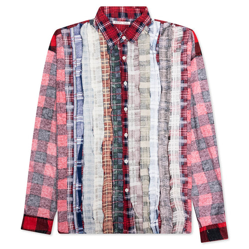 Ribbon Wide IO Flannel Shirt Assorted