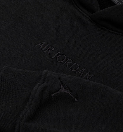 Wordmark Fleece Mens Hoodie Black