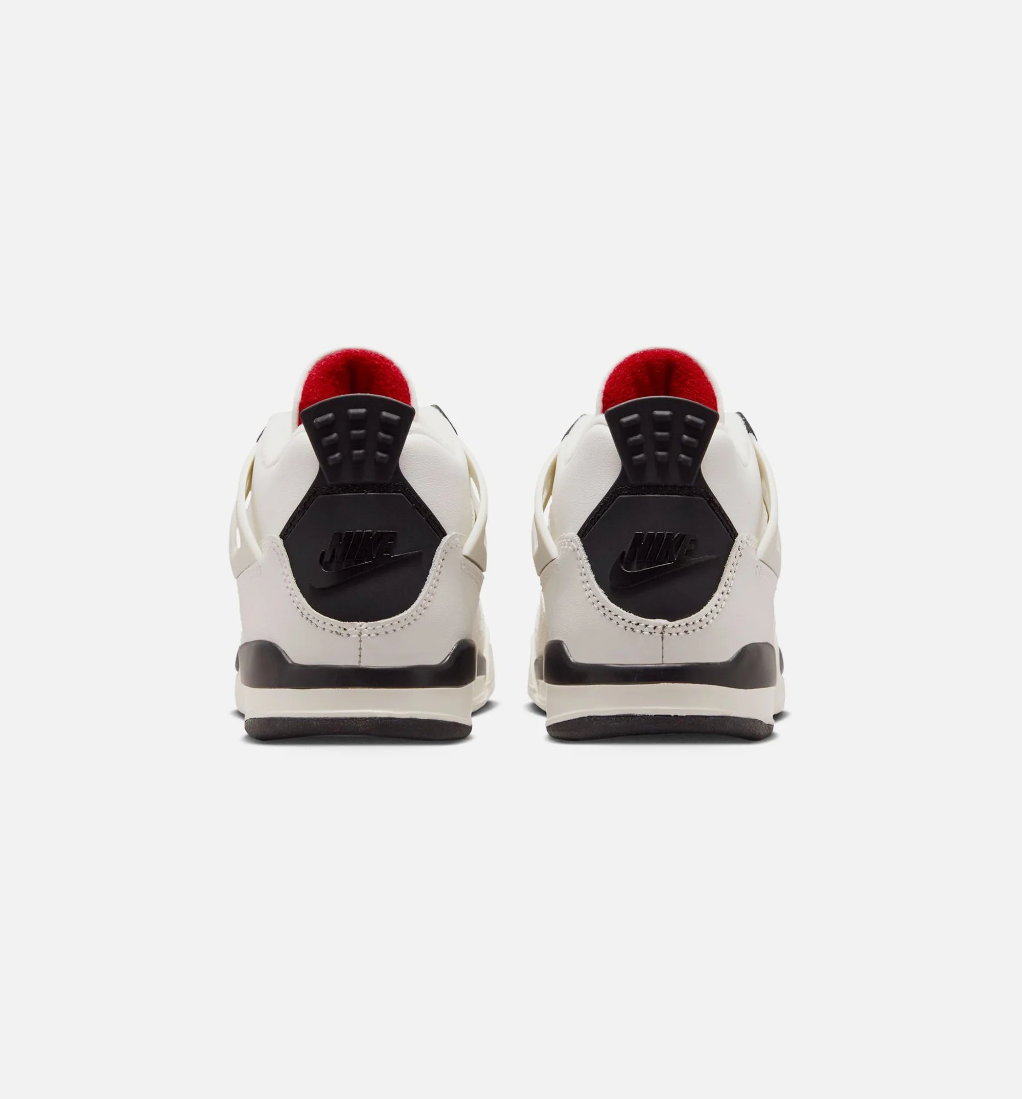 Air Jordan 4 Retro Flight Club Preschool Lifestyle Shoe Sail Black University Red