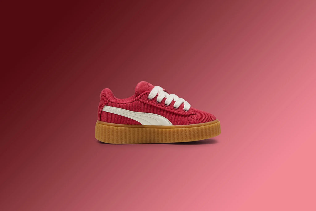Puma x Fenty Creeper Phatty Corduroy PS Club Red Warm White Gum