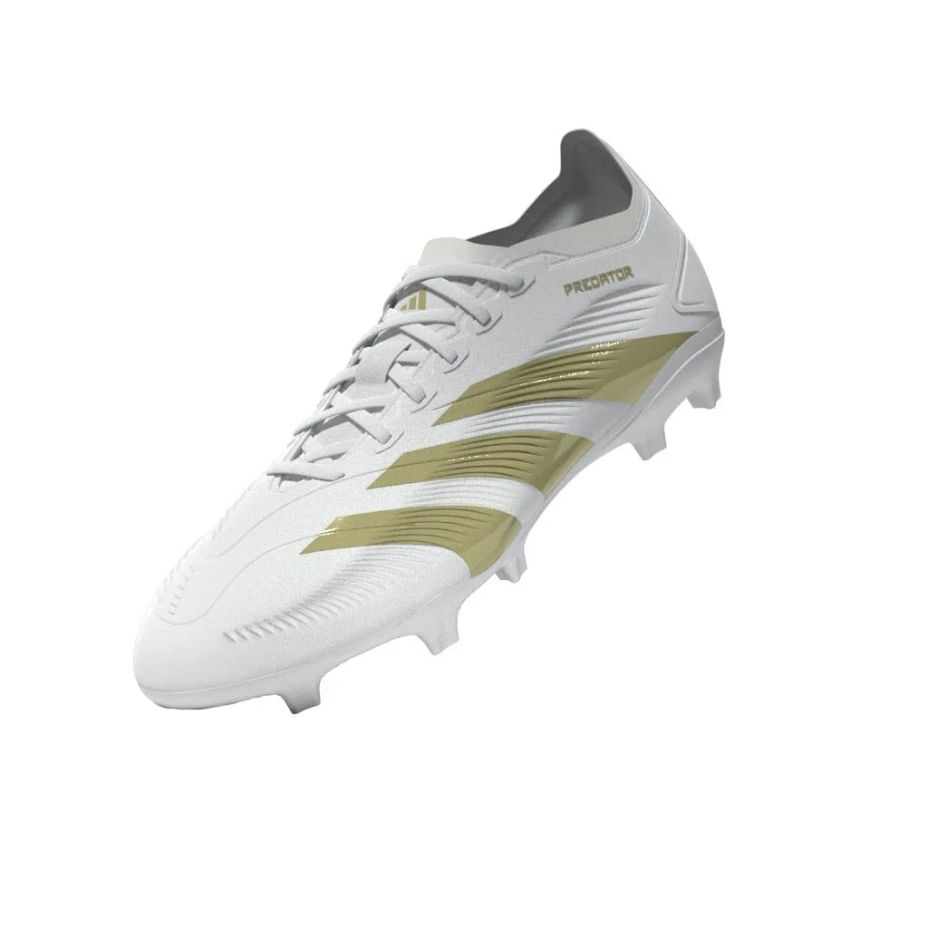 adidas Predator League FG Firm Ground Soccer Cleats White Gold