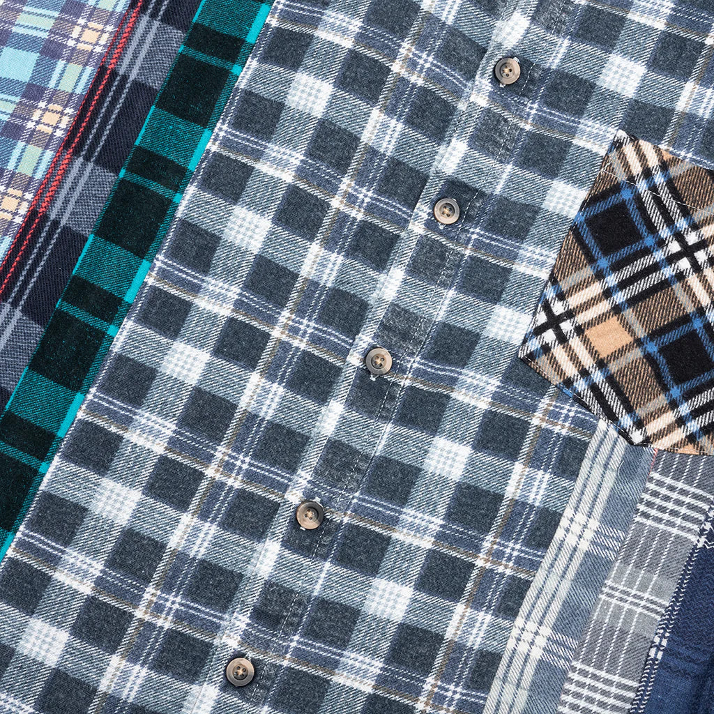 7 Cuts Flannel Shirt Assorted