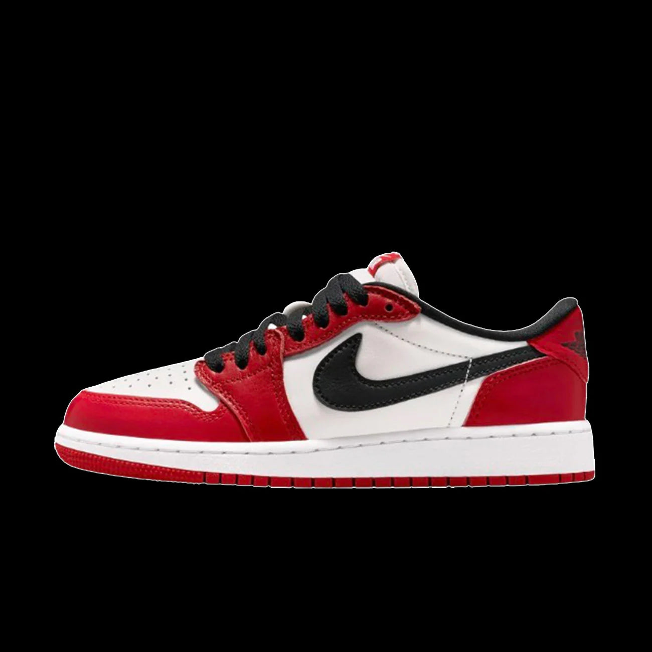 Air Jordan 1 Low Retro Low GS Varsity Red Black Summit White