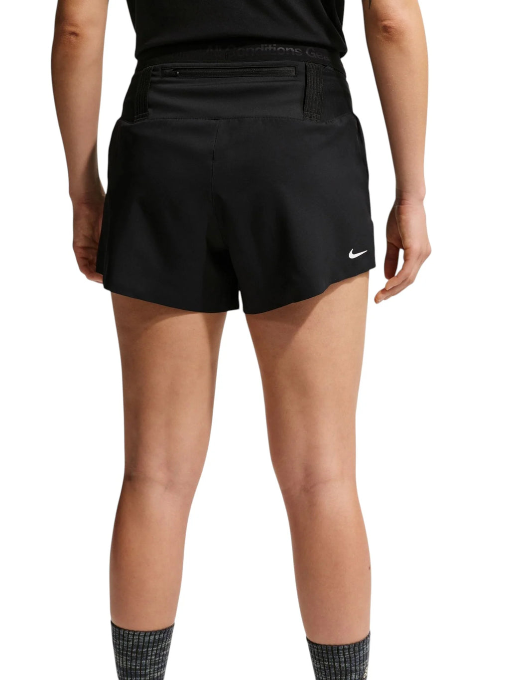 Nike Womens ACG Dri FIT Mid Rise Brief Lined Trail Running Shorts