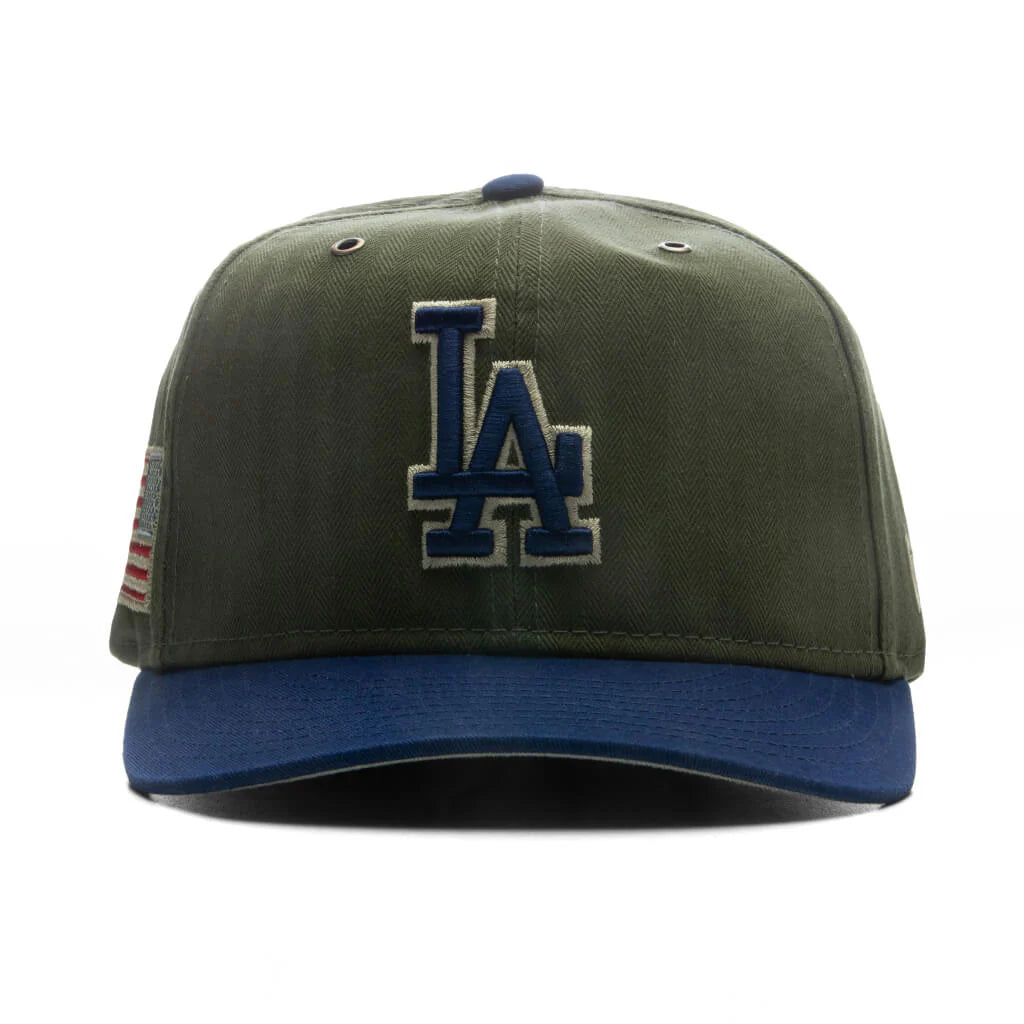 American Herringbone 59FIFTY Pre Curved Los Angeles Dodgers