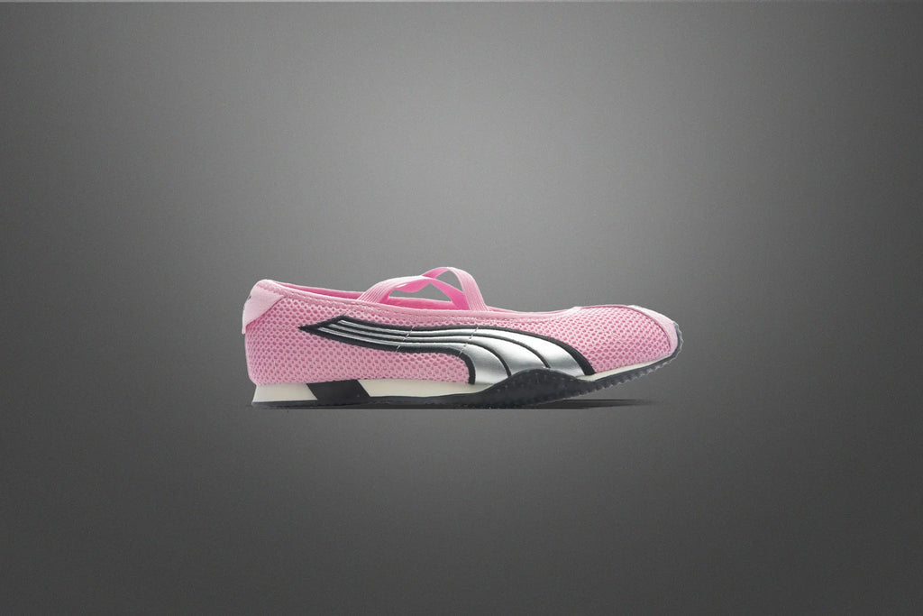 Womens H Street Ballet Pink Shimmer Silver