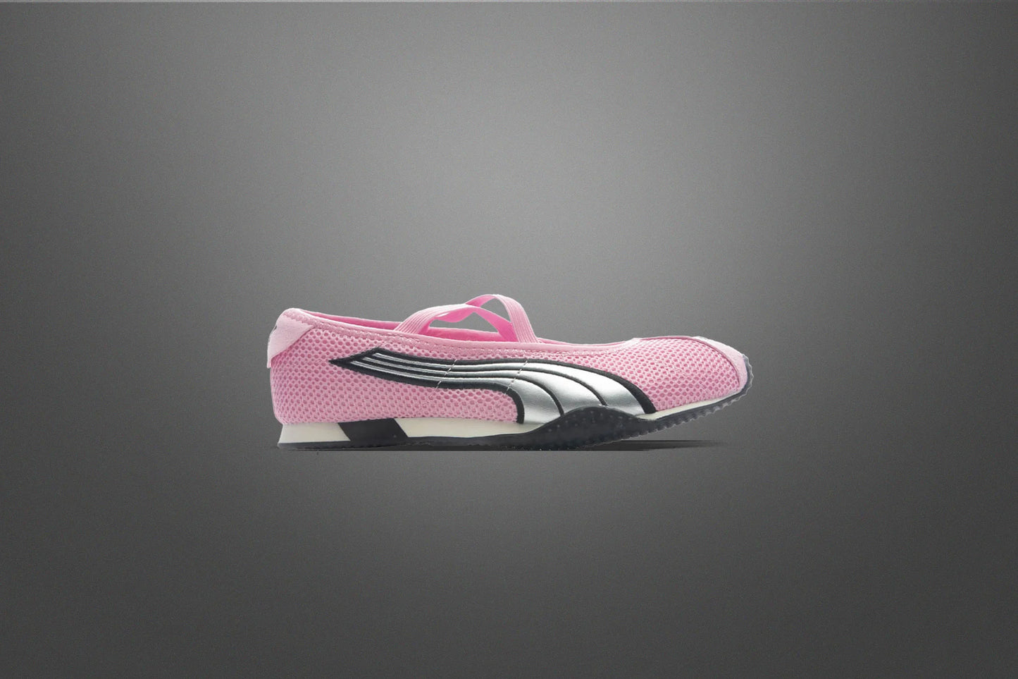 Womens H Street Ballet Pink Shimmer Silver