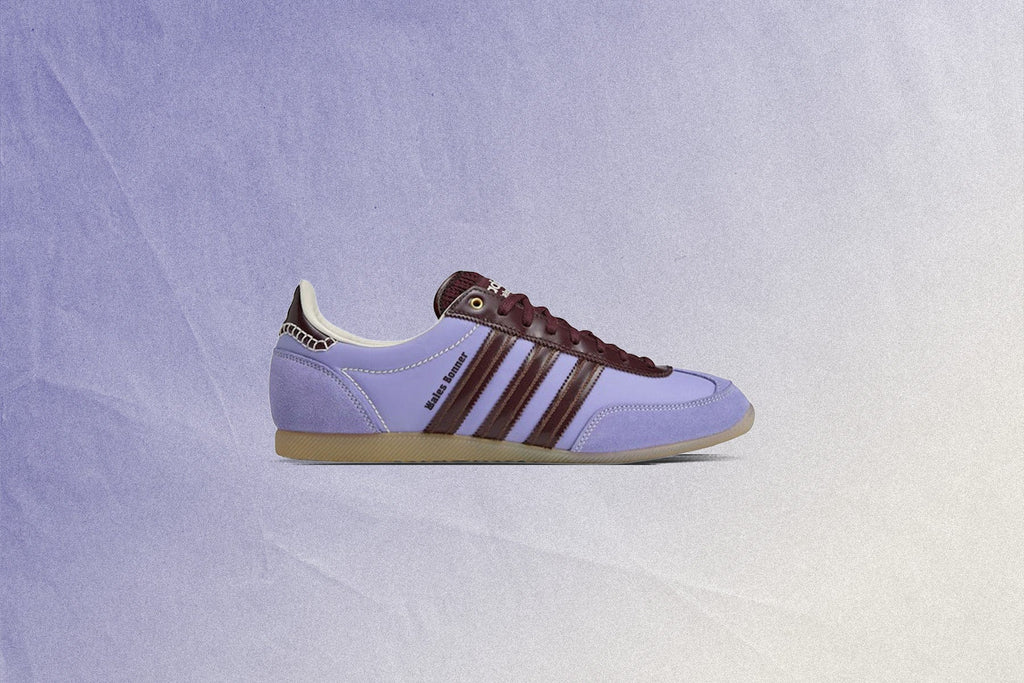 Adidas Originals x Wales Bonner Japan Crew White Light Purple Night Red