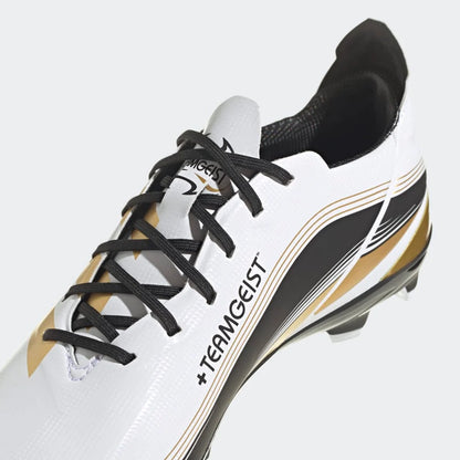 adidas Kids Game Mode FG J Firm Ground Soccer Cleats White Gold Black