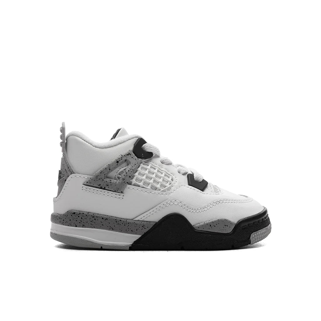 Air Jordan 4 Retro OG White Cement TD Summit White Fire Red Cement Grey Black