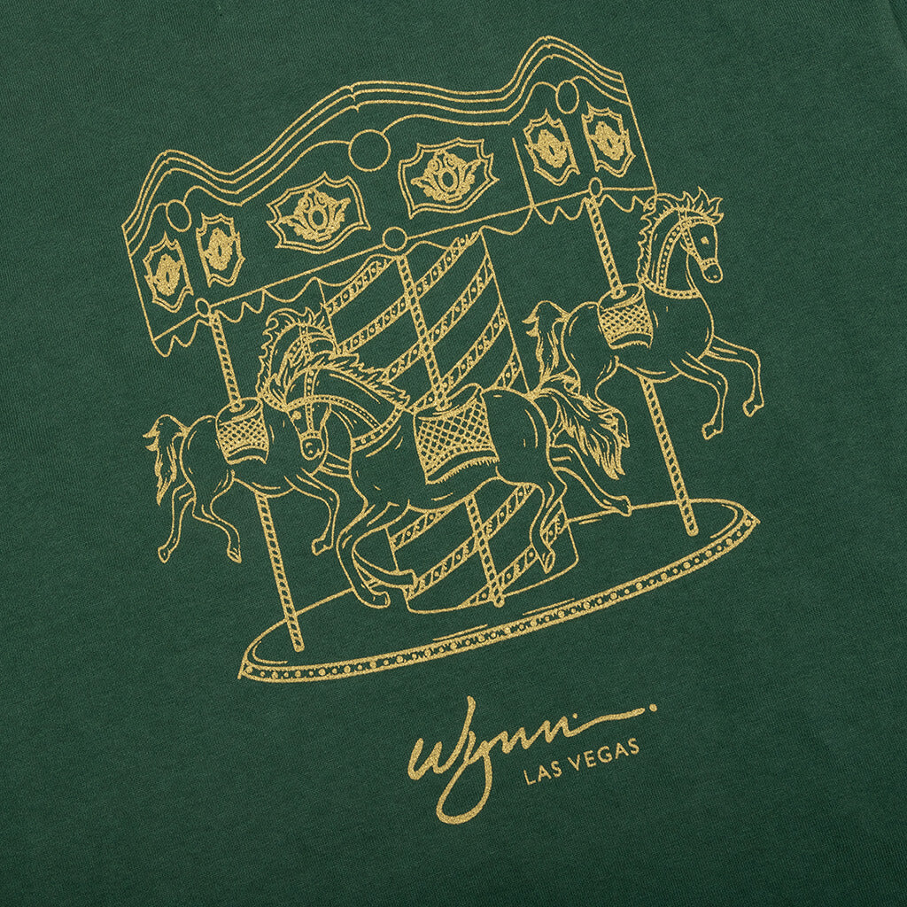 Feature x Wynn Carousel L S Tee Dark Green