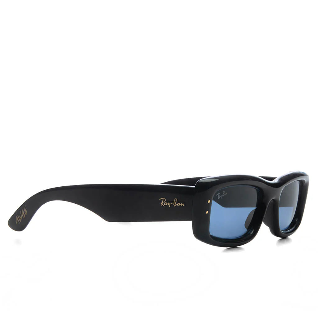 Ray Ban x AAP Rocky Kiliane Puffer Black Frame Blue Lens