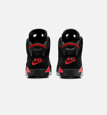 Air Jordan 6 Retro Infrared Salesman Preschool Lifestyle Shoe Black Light Crimson