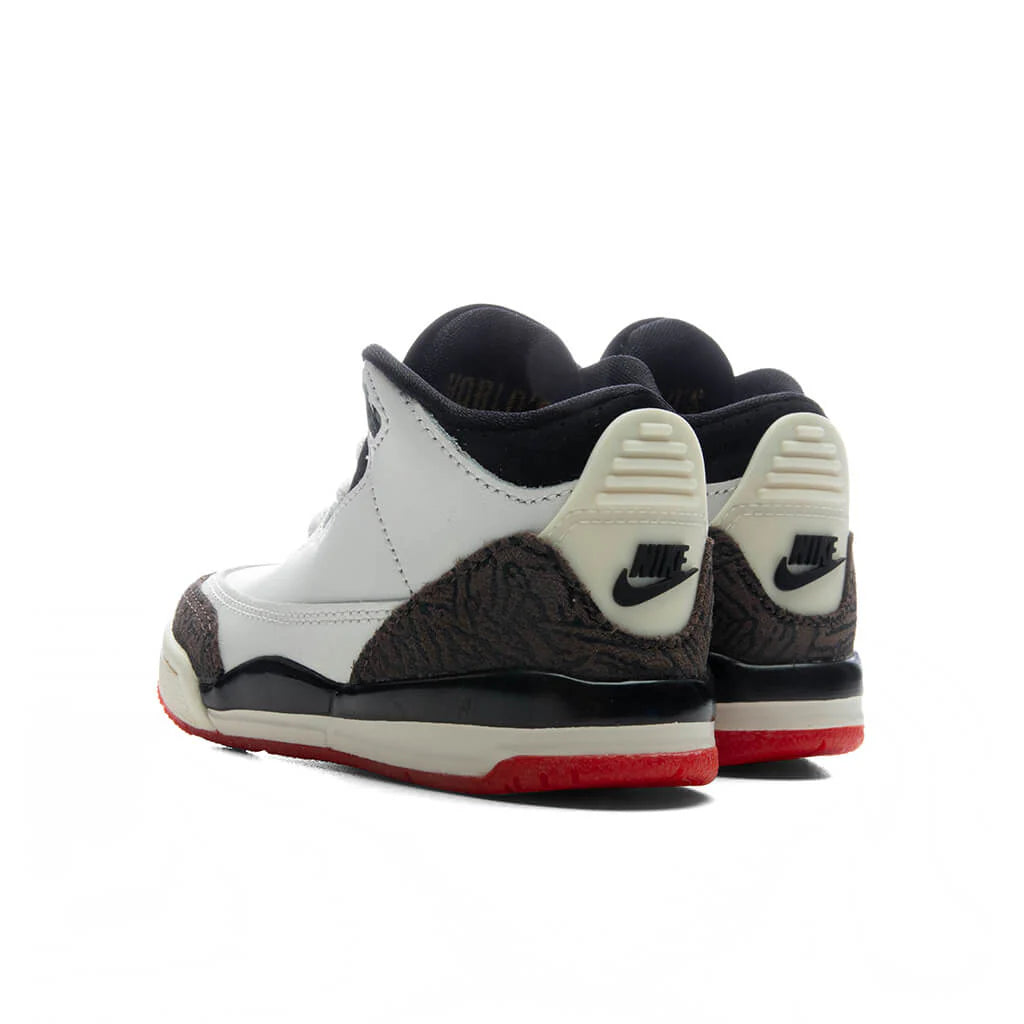 Air Jordan 3 Retro OG Worlds Best Dad TD Sail Black University Red Pale Ivory