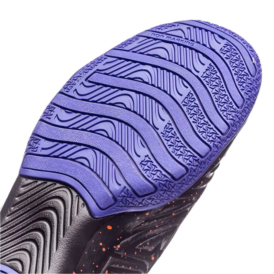 adidas X 151 Court Indoor Soccer Shoes Black Solar Orange Night Flash