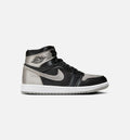 Air Jordan 1 Retro High OG Satin Shadow Womens Lifestyle Shoe Black Medium Grey White
