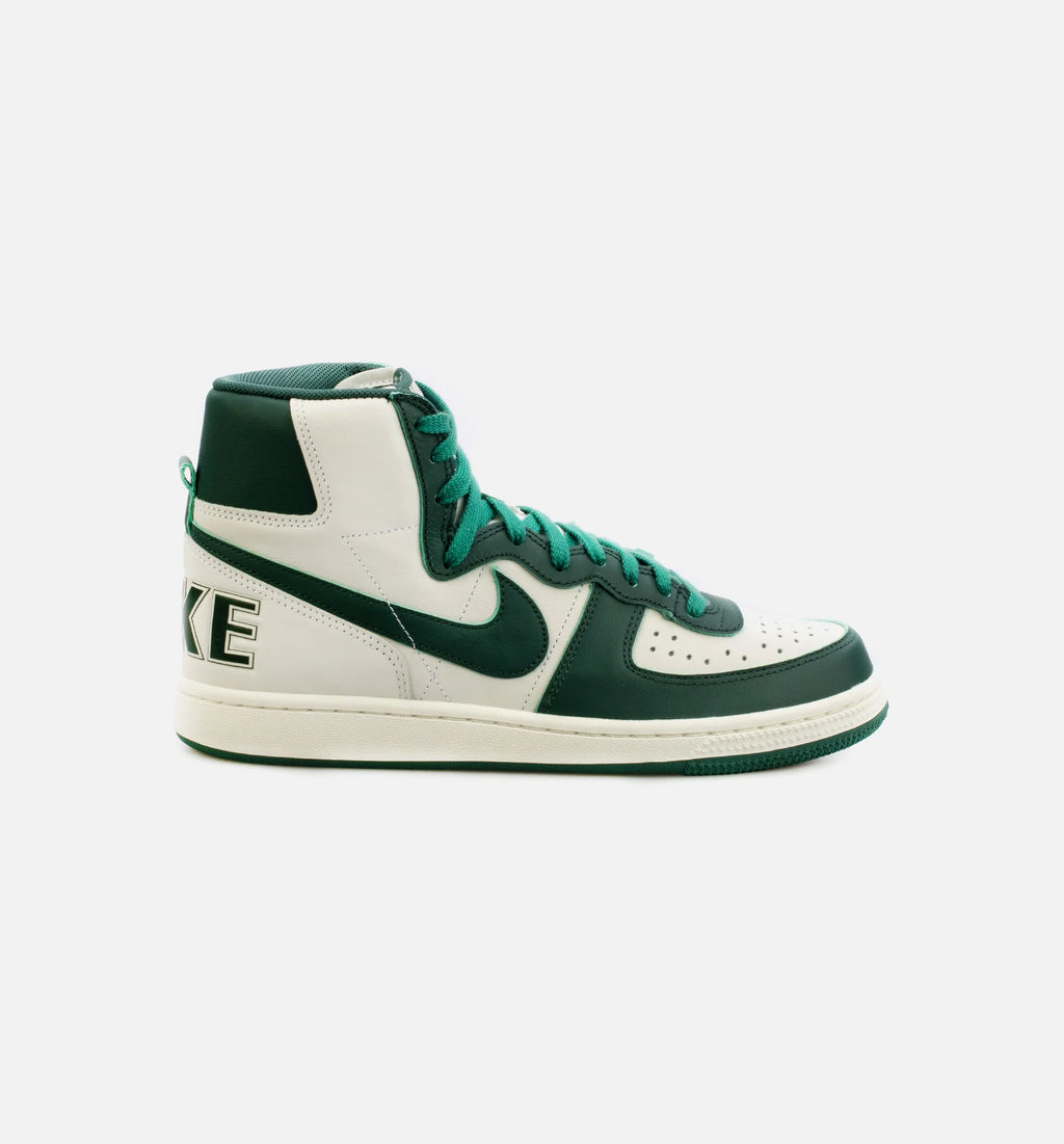Terminator High Noble Green Mens Lifestyle Shoe Green White