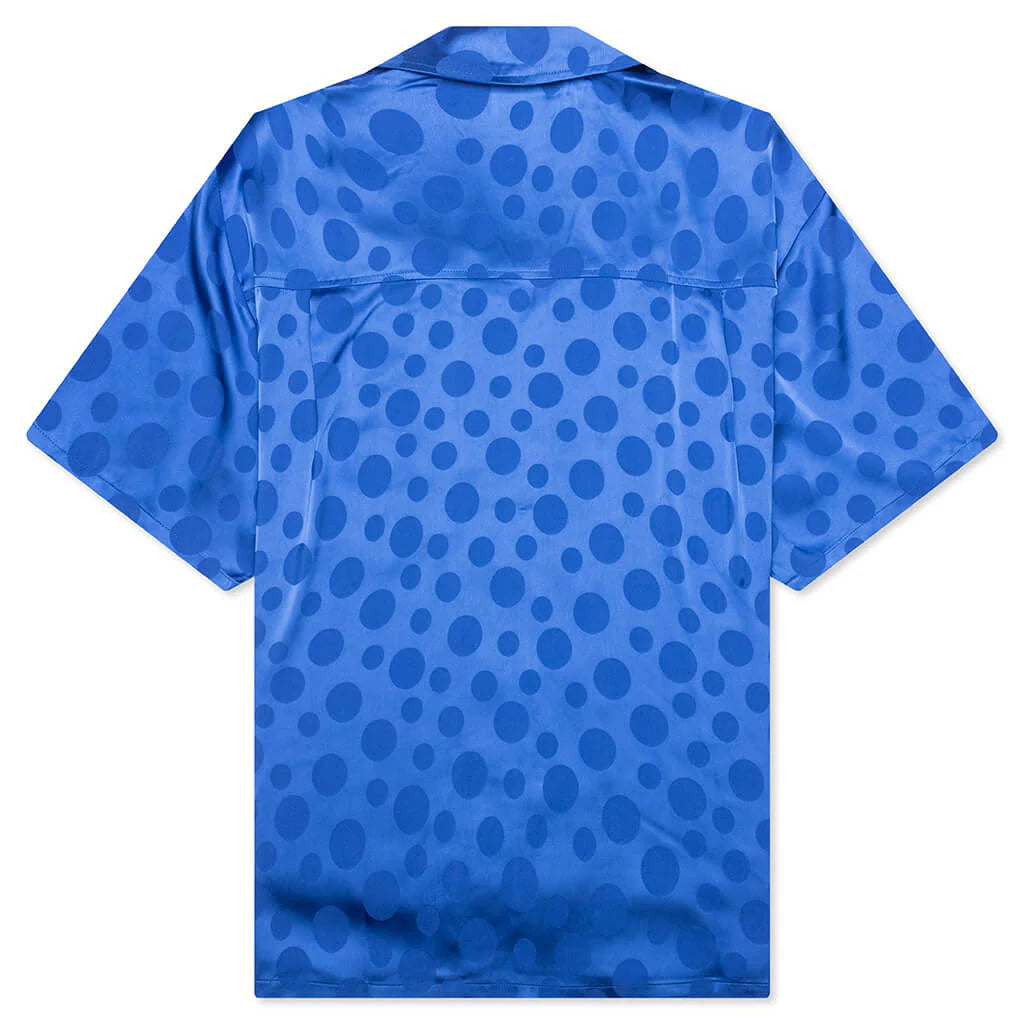 Polka Dot Camp Shirt Blue
