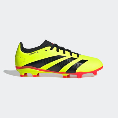 adidas Predator League FG J Firm Ground Soccer Cleats Team Solar Yellow Black Solar Red