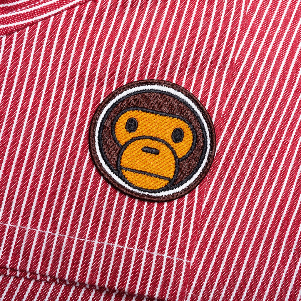 Kids Hickory Baby Milo Patch S S Shirt Red