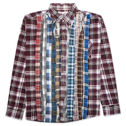 Ribbon Flannel Shirt Assorted