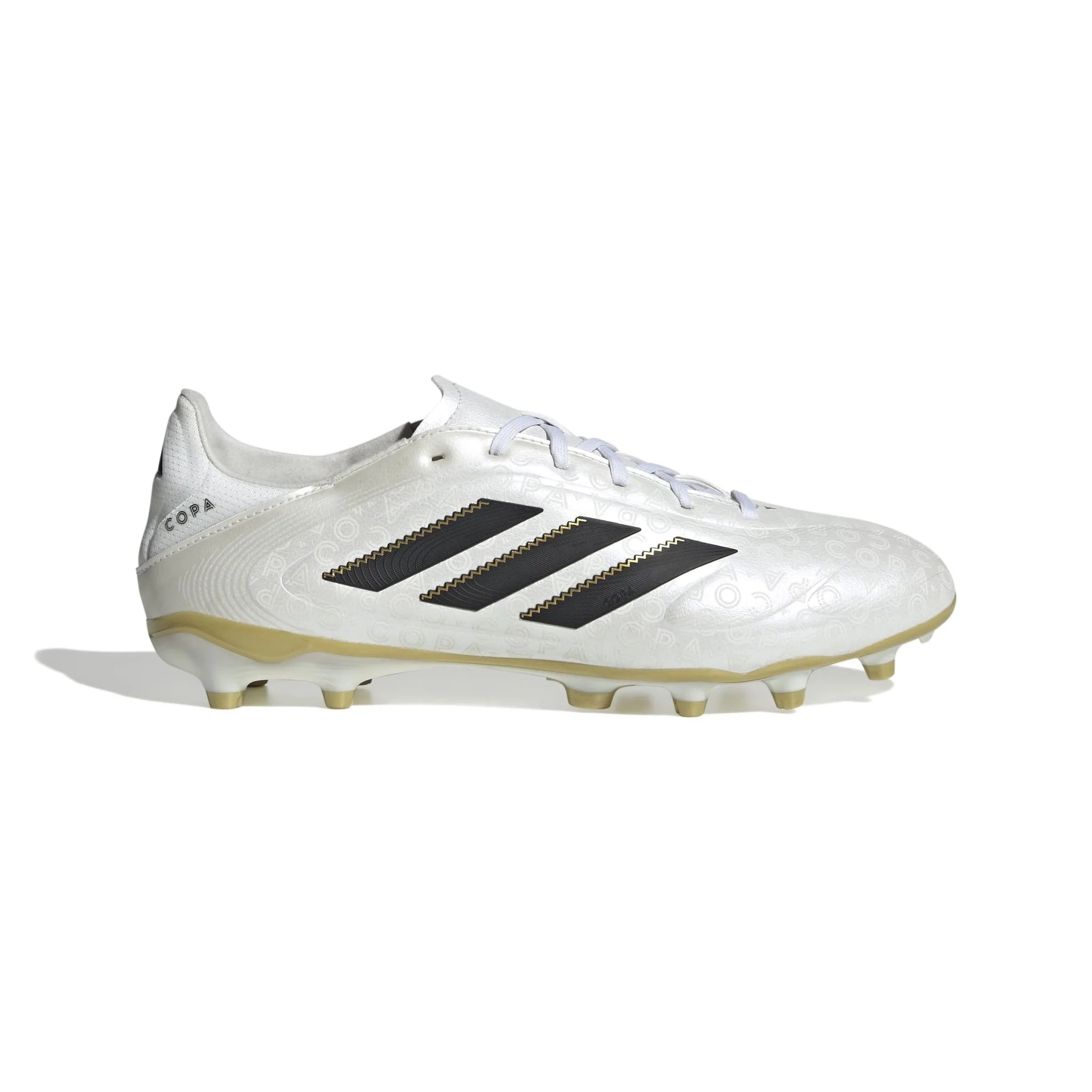adidas Copa Pure 3 League Firm Multi Ground Boots White Black Gold