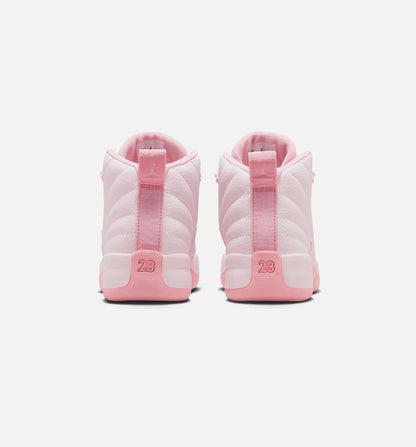 Air Jordan 12 Retro Pearl Pink Preschool Lifestyle Shoe Pearl Pink Medium Soft Pink
