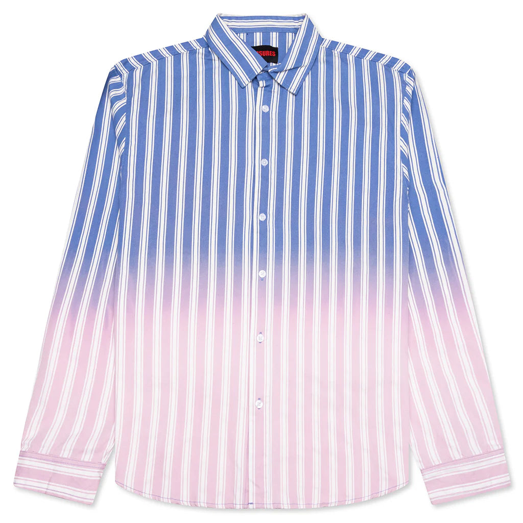 Fade Button Down Blue