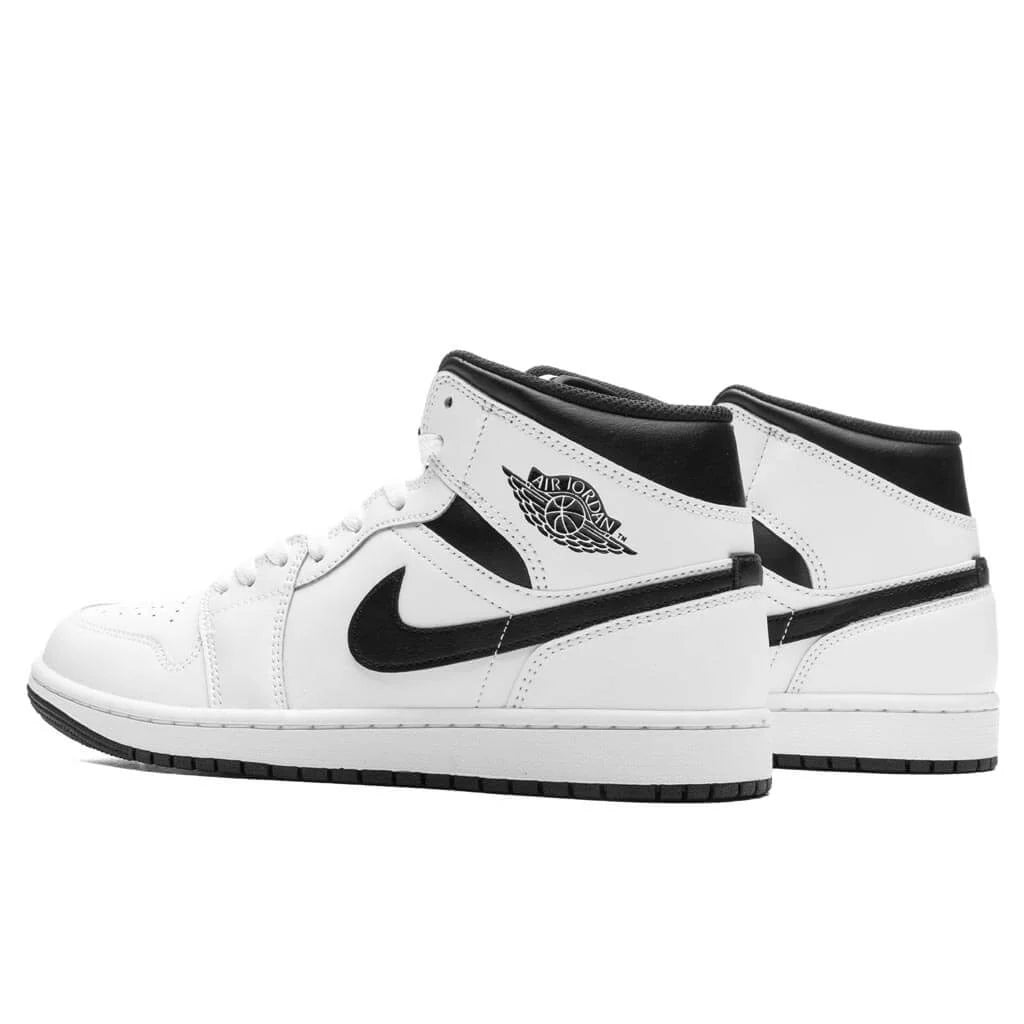 Air Jordan 1 Mid White Black