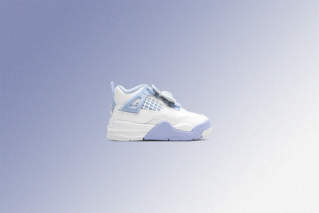 Air Jordan 4 Retro Aluminum TD White Aluminum Blue Tint Oil Green