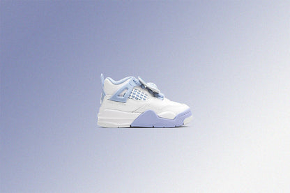 Air Jordan 4 Retro Aluminum TD White Aluminum Blue Tint Oil Green