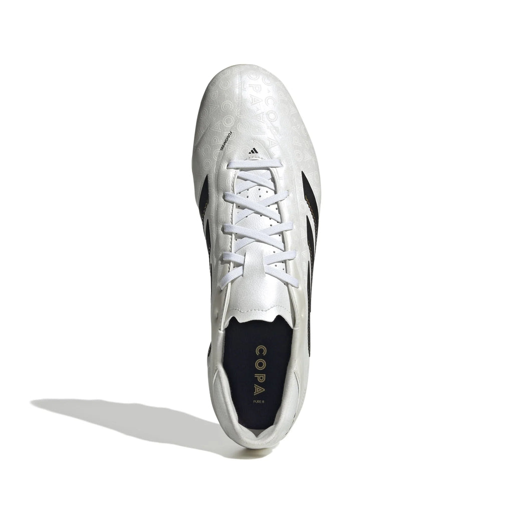 adidas Copa Pure 3 League Firm Multi Ground Boots White Black Gold