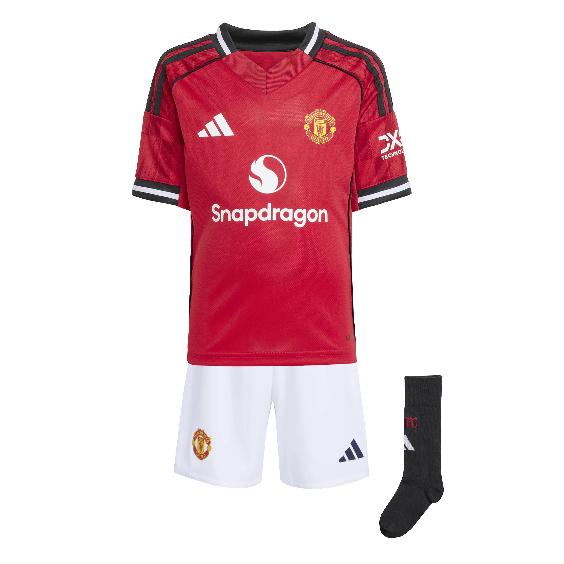 adidas Manchester United Home Mini Kit Kids 25 26 Red