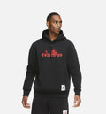 Air Jordan 4 Flc Mens Hoodie Black Red