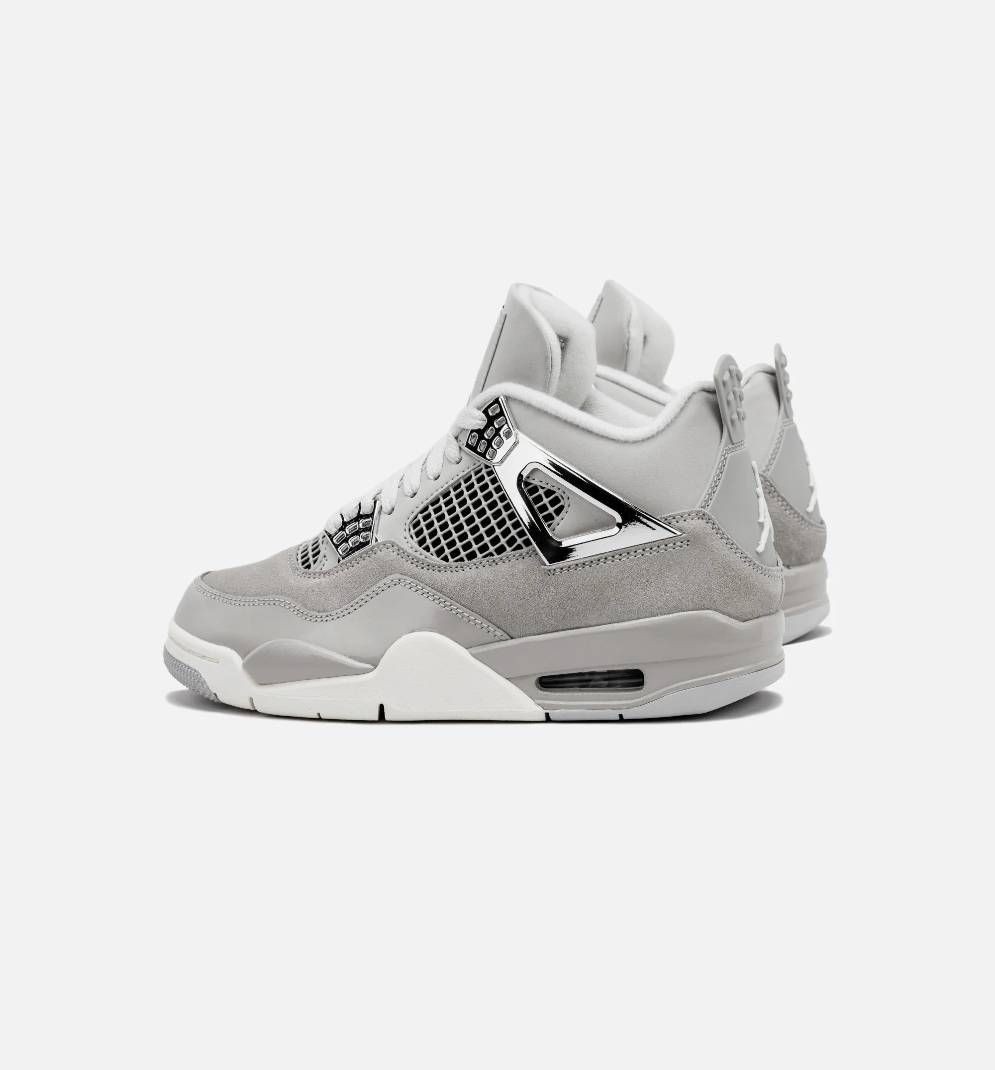 Air Jordan 4 Retro Frozen Moments Womens Lifestyle Shoe Grey White Limit One Per Customer