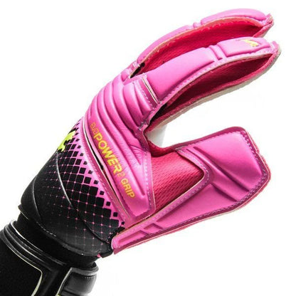 PUMA Evopower Grip 23 RC Goalkeeper Gloves Pink Glo Safety Yellow