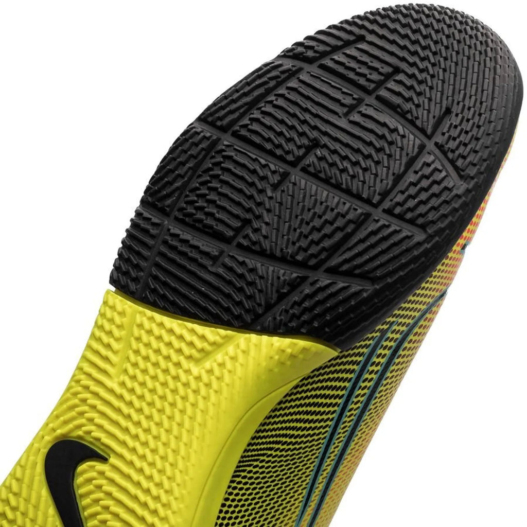 Nike JR Superfly 7 Academy IC Indoor Soccer Shoes Lemon Venom Black Aurora Green