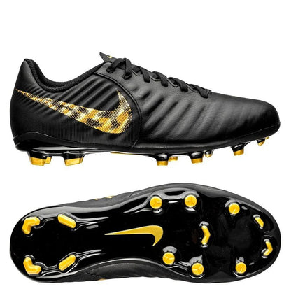 Nike Legend 7 Academy FG Firm Ground Soccer Cleats Black Gold