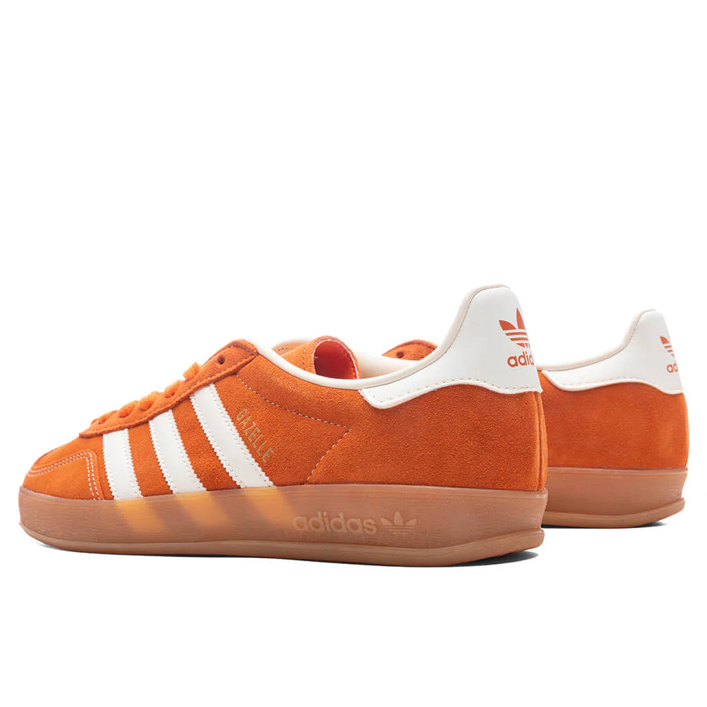 Gazelle Indoor Orange Off White Gold Metallic