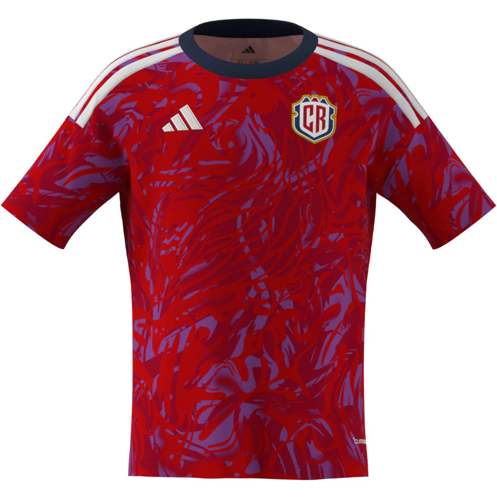 adidas Costa Rica Home Youth Soccer Jersey 26 Red